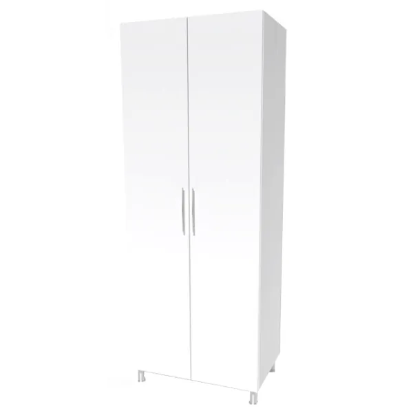 Шкаф Smartex N6 80 x 52см x 210 / ДСП / White photo 1 Шкаф Smartex N6 80 x 52см x 210 / ДСП / White photo 1