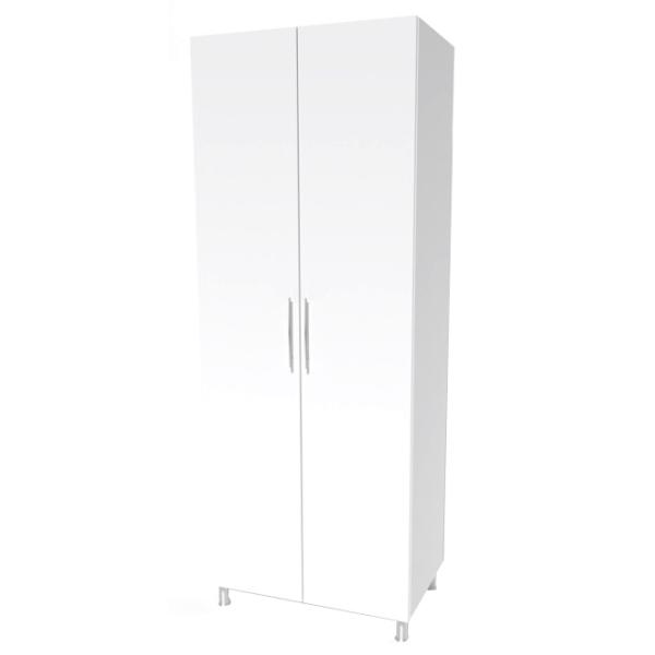 Шкаф Smartex N6 80 x 52см x 210 / ДСП / White photo 1 Шкаф Smartex N6 80 x 52см x 210 / ДСП / White photo 1
