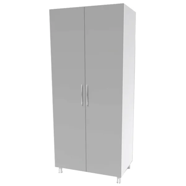 Шкаф Smartex N6 80 x 52см x 210 / ДСП / White photo 1