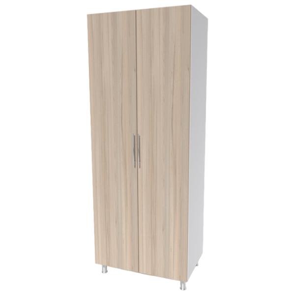 Шкаф Smartex N7 100 x 52см x 209 / ЛДСП / Белый - Дуб Светлый photo 1