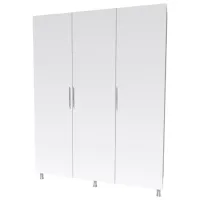 Шкаф Smartex N9 140 x 47см x 210 / ДСП / White