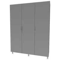 Шкаф Smartex N9 140 x 47см x 210 / ДСП / Графитовый