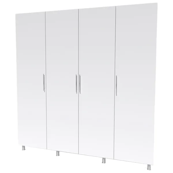 Шкаф Smartex N9 200 x 47см x 210 / ДСП / White photo 1