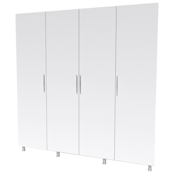 Шкаф Smartex N9 200 x 47см x 210 / ДСП / White photo 1