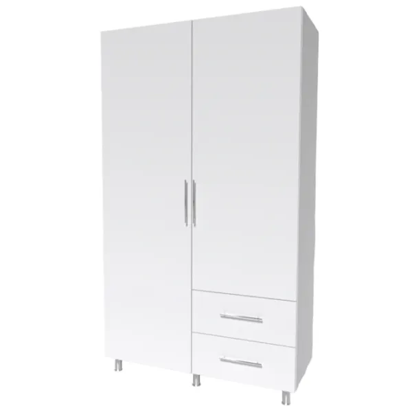 Шкаф Smartex N11 100 x 52см x 210 / ДСП / White photo 1