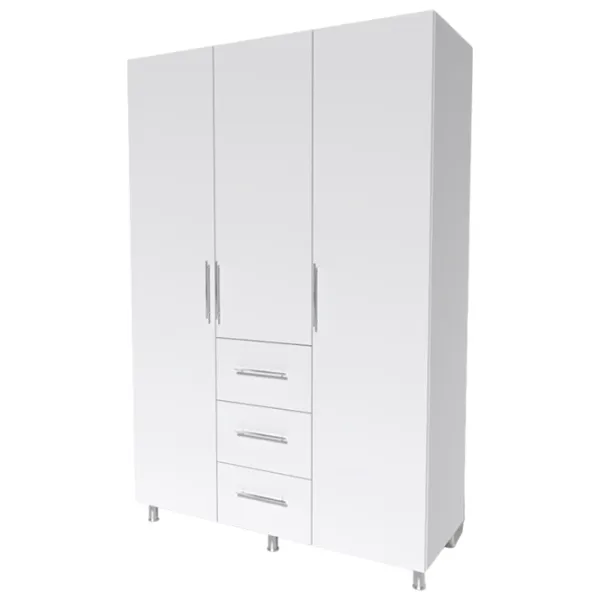 Шкаф Smartex N12 140 x 52см x 210 / ДСП / White photo 1