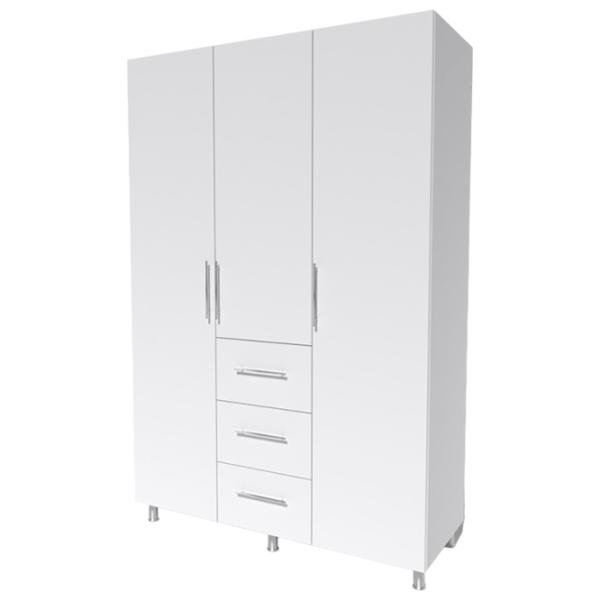 Шкаф Smartex N12 140 x 52см x 210 / ДСП / White photo 1