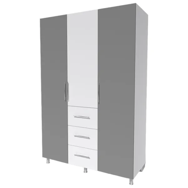 Шкаф Smartex N12 140 x 52см x 210 / ДСП / White photo 1