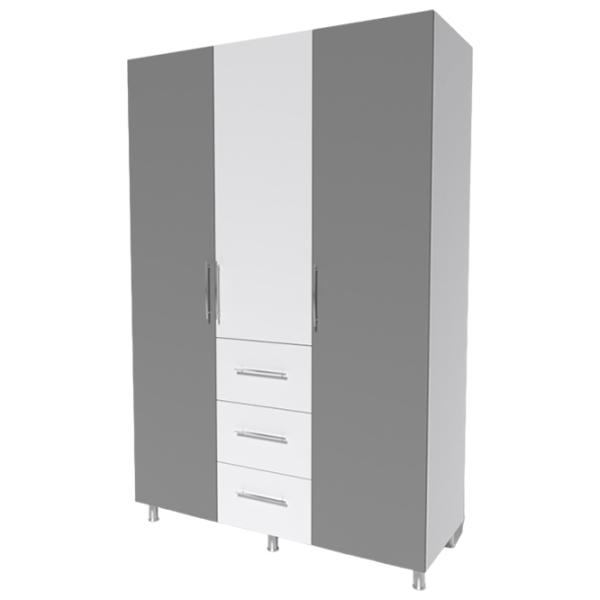 Шкаф Smartex N12 160 x 52см x 210 / ДСП / White photo 1