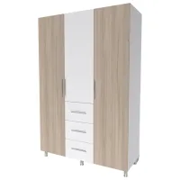 Шкаф Smartex N12 160 x 52см x 210 / ДСП / White