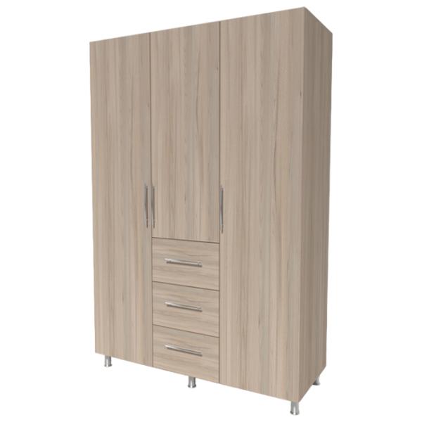 Шкаф Smartex N12 160 x 52см x 210 / ДСП / Дуб светлый photo 1