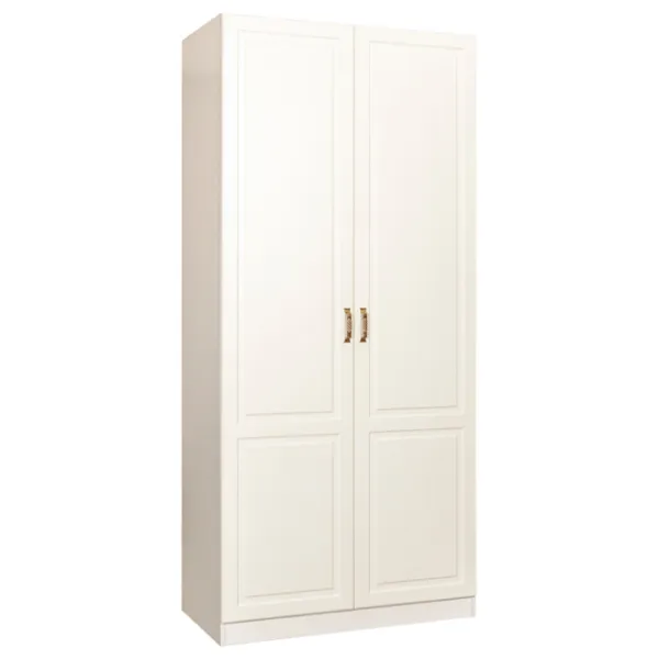 Dulap pentru haine ML-Mobila Liverpool №3 100 x 41.4 x 220.6 / PAL / Ivory photo 1 Dulap pentru haine ML-Mobila Liverpool №3 100 x 41.4 x 220.6 / PAL / Ivory photo 1