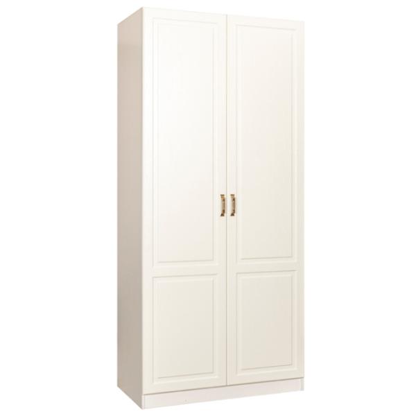 Dulap pentru haine ML-Mobila Liverpool №30 100 x 54.2 x 220.6 / PAL / Ivory photo 1 Dulap pentru haine ML-Mobila Liverpool №30 100 x 54.2 x 220.6 / PAL / Ivory photo 1