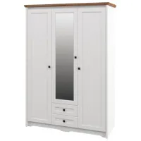 Шкаф Neman Tivoli 155 x 63см x 220 / ЛДСП / Белый Структурный