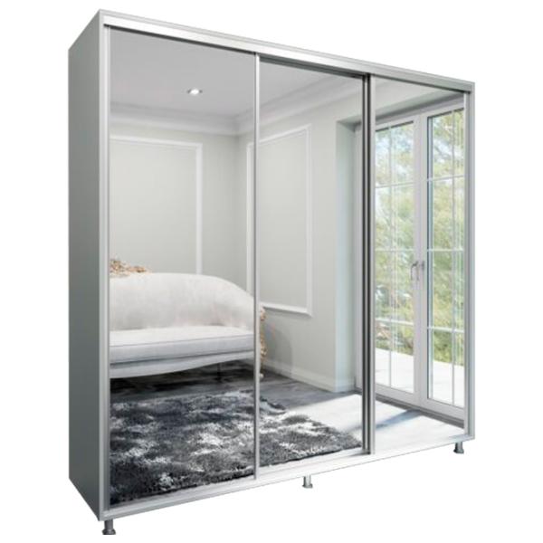Гардероб Arta Mobilei Armadio 222 x 60см x 230 / ЛДСП / Серый photo 1