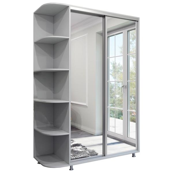 Шкаф Arta Mobilei Armadio 151 x 60см x 230 / ЛДСП / Серый photo 1