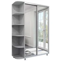 Шкаф Arta Mobilei Armadio 151 x 60см x 230 / ЛДСП / Серый