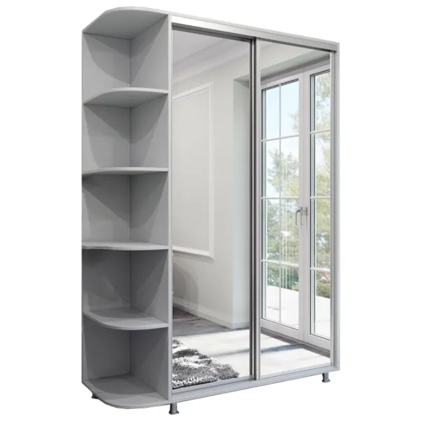 Шкаф Arta Mobilei Armadio 180 x 60см x 230 / ЛДСП / Серый photo 1