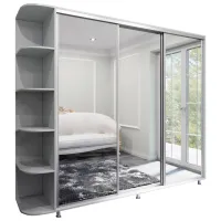 Шкаф Arta Mobilei Armadio 208 x 60см x 230 / ЛДСП / Серый