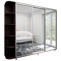 Шкаф Arta Mobilei Armadio 252 x 60см x 230 / ЛДСП / Венге