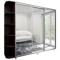 Dulap Arta Mobilei Armadio 252 x 60 x 230 / PAL / Wenghe