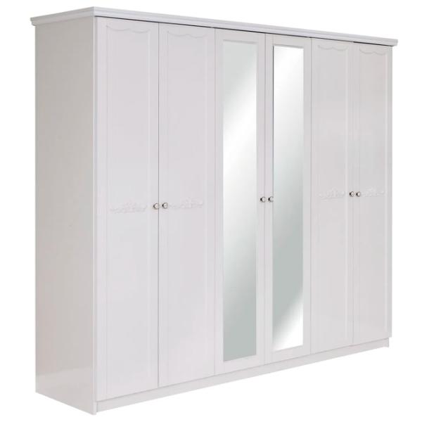 Гардероб Modalife Bianco 248 x 63см x 210 / ЛДСП / White photo 1