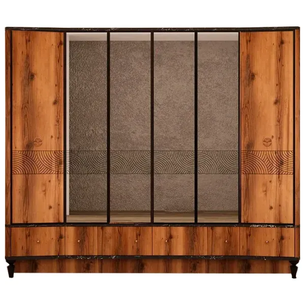 Гардероб Modalife Cross 250 x 59см x 213 / ЛДСП / Wood photo 1