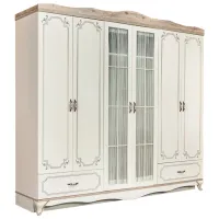 Гардероб Modalife Grand 240 x 60см x 223 / ЛДСП / Белый