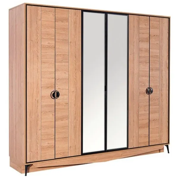 Гардероб Modalife Megan 240.5 x 57.5см x 216.9 / ДСП / Wood photo 1