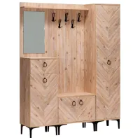 Шкаф Modalife Roofed 155 x 39см x 195 / ДСП / Дуб Сонома