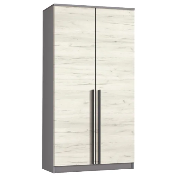 Шкаф Modern Kenon 100 x 50см x 210 / ДСП / Серый photo 1