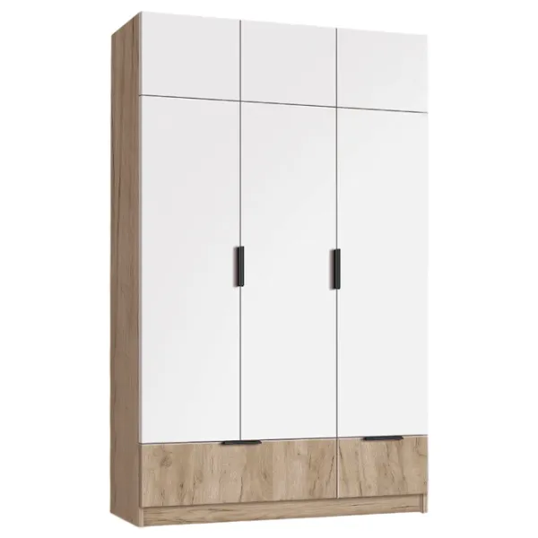 Шкаф Modern Komfort 135 x 52см x 240 / ДСП / Дуб крафт серый photo 1