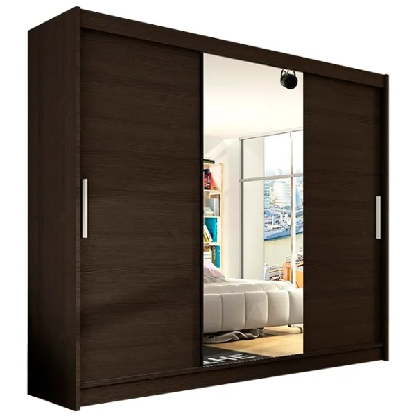 Шкаф Space Meble Aston VI 250 x 58см x 215 / ЛДСП / Шоколад photo 1