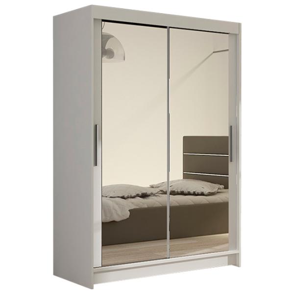 Dulap Space Meble Miami VII 120 x 58 x 200 / PAL / White photo 1