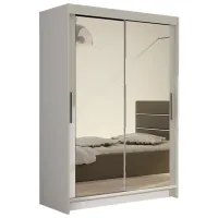 Шкаф Space Meble Miami VII 120 x 58см x 200 / ЛДСП / White