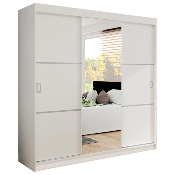 Dulap Prime Furniture Bill 3 200 x 59 x 205 / PAL / Alb photo 1 Dulap Prime Furniture Bill 3 200 x 59 x 205 / PAL / Alb photo 1