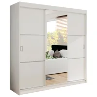 Шкаф Prime Furniture Bill 3 200 x 59см x 205 / ЛДСП / Белый