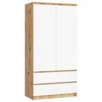 Dulap Akord S90 2D2SZ 90.4 x 50.4 x 180 / PAL / Artisan Oak