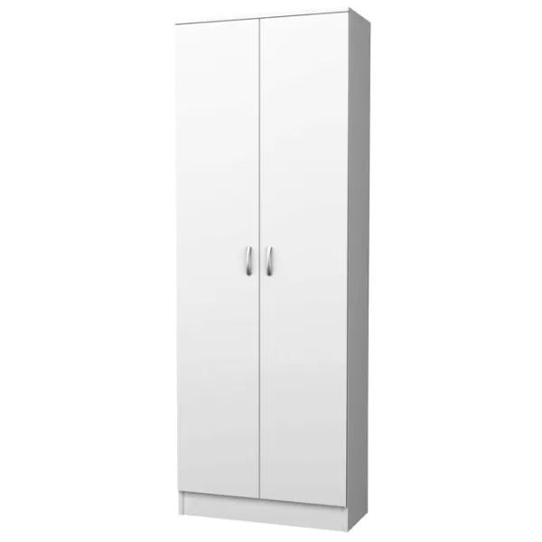 Шкаф Haaus Flint 2U 70 x 32см x 195.6 / ЛДСП / White photo 1