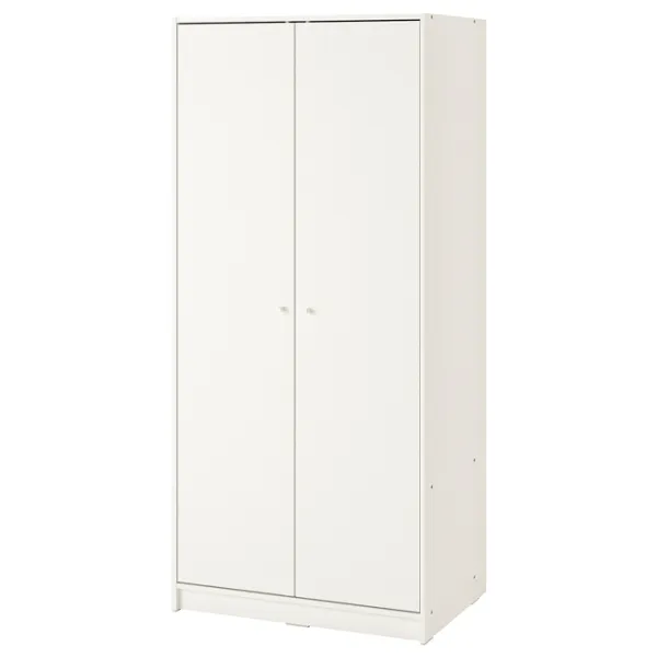 Шкаф Ikea Kleppstad 79 x 55см x 176 / ДСП / White photo 1