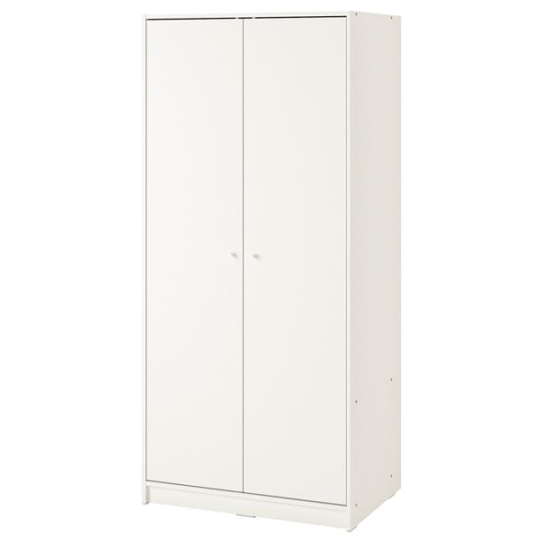 Шкаф Ikea Kleppstad 79 x 55см x 176 / ДСП / White photo 1