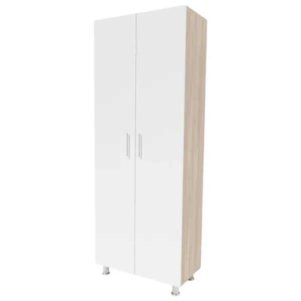 Шкаф Smartex N4 80 x 40см x 208 / ДСП / Белый - Дуб Светлый photo 1 Шкаф Smartex N4 80 x 40см x 208 / ДСП / Белый - Дуб Светлый photo 1