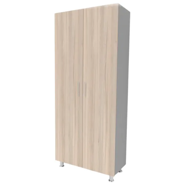Dulap Smartex N4 90 x 40 x 208 / DSP / Graphit - Stejar Deschis photo 1