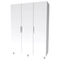 Шкаф Smartex N9 160 x 47см x 210 / ДСП / White