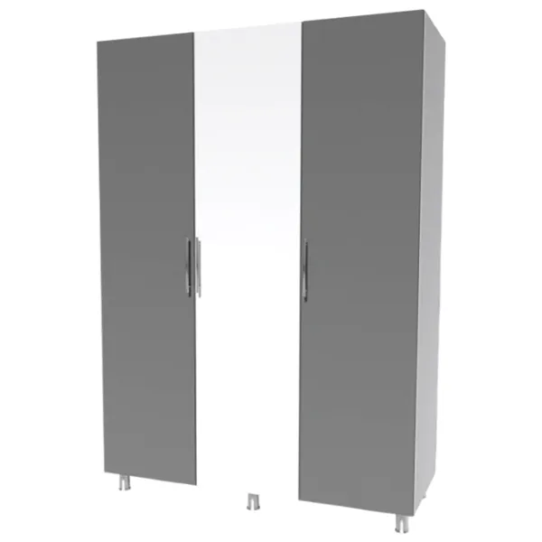 Шкаф Smartex N9 160 x 47см x 210 / ДСП / Белый - Графитовый photo 1 Шкаф Smartex N9 160 x 47см x 210 / ДСП / Белый - Графитовый photo 1