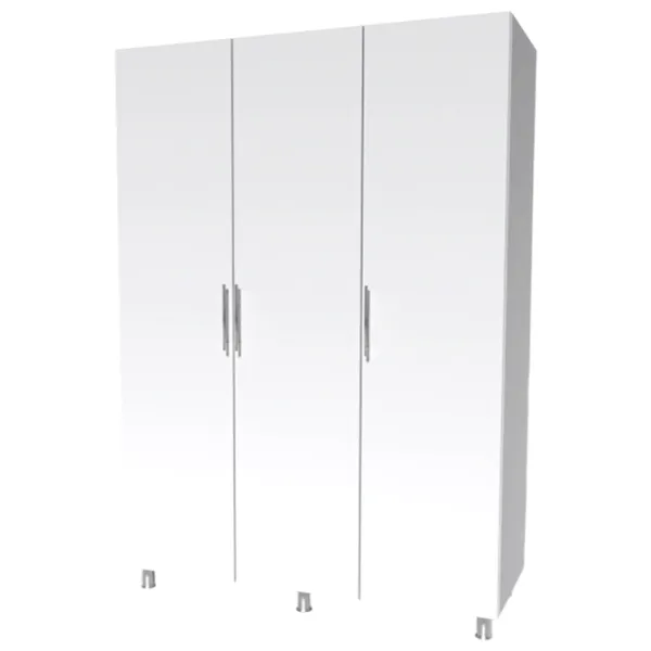 Шкаф Smartex N9 180 x 47см x 210 / ДСП / White photo 1