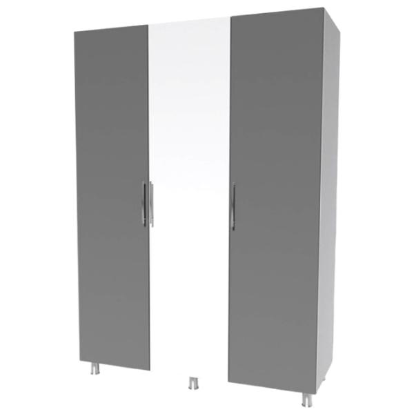 Шкаф Smartex N9 180 x 47см x 210 / ДСП / Белый - Графитовый photo 1