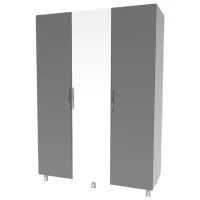 Dulap Smartex N9 180 x 47 x 210 / DSP / White - Graphite