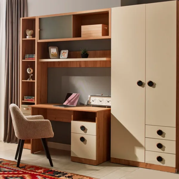 Шкаф Ambianta 2D Amigo 90 x 52см x 217 / ЛДСП / Артизан крем photo 1 Шкаф Ambianta 2D Amigo 90 x 52см x 217 / ЛДСП / Артизан крем photo 1