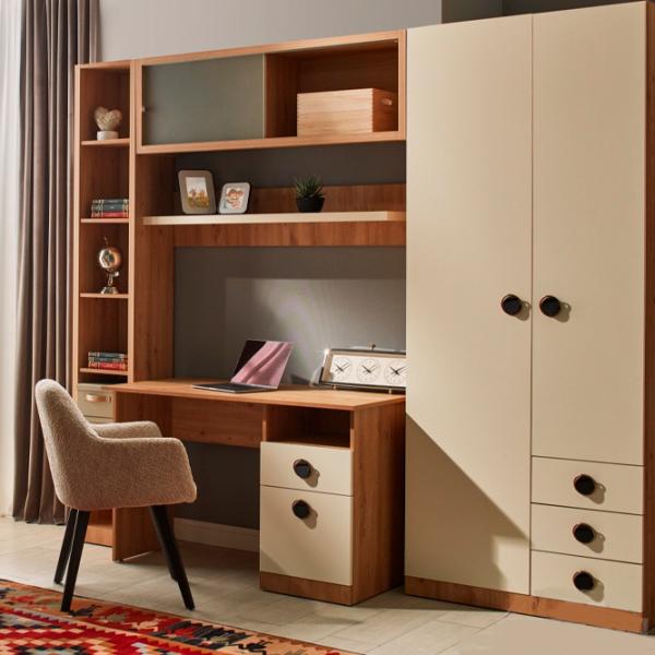 Шкаф Ambianta 2D Amigo 90 x 52см x 217 / ЛДСП / Артизан крем photo 1 Шкаф Ambianta 2D Amigo 90 x 52см x 217 / ЛДСП / Артизан крем photo 1